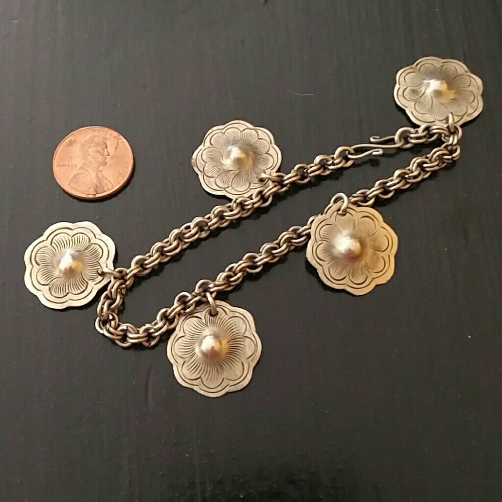 3/$20 Indian floral charm bracelet